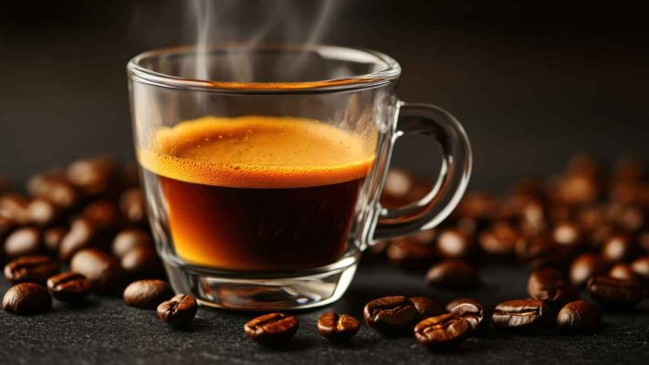 Barista chiết xuất espresso Arabica với crema sáng.