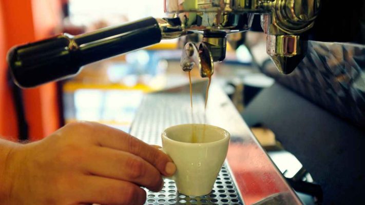 Văn phòng dùng máy nhỏ pha espresso Robusta rang mộc tiện lợi