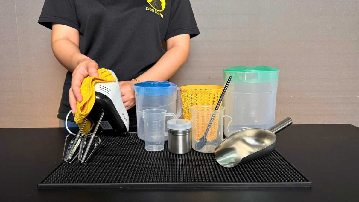 Combo 20 món dụng cụ pha chế ứng dụng tại quán cafe, văn phòng và gia đình