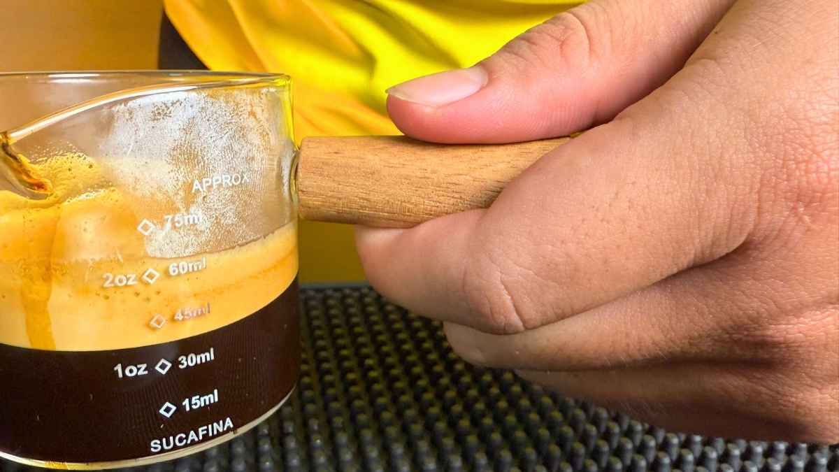 Ly đong espresso nhỏ gọn 120g, an toàn, thân thiện môi trường