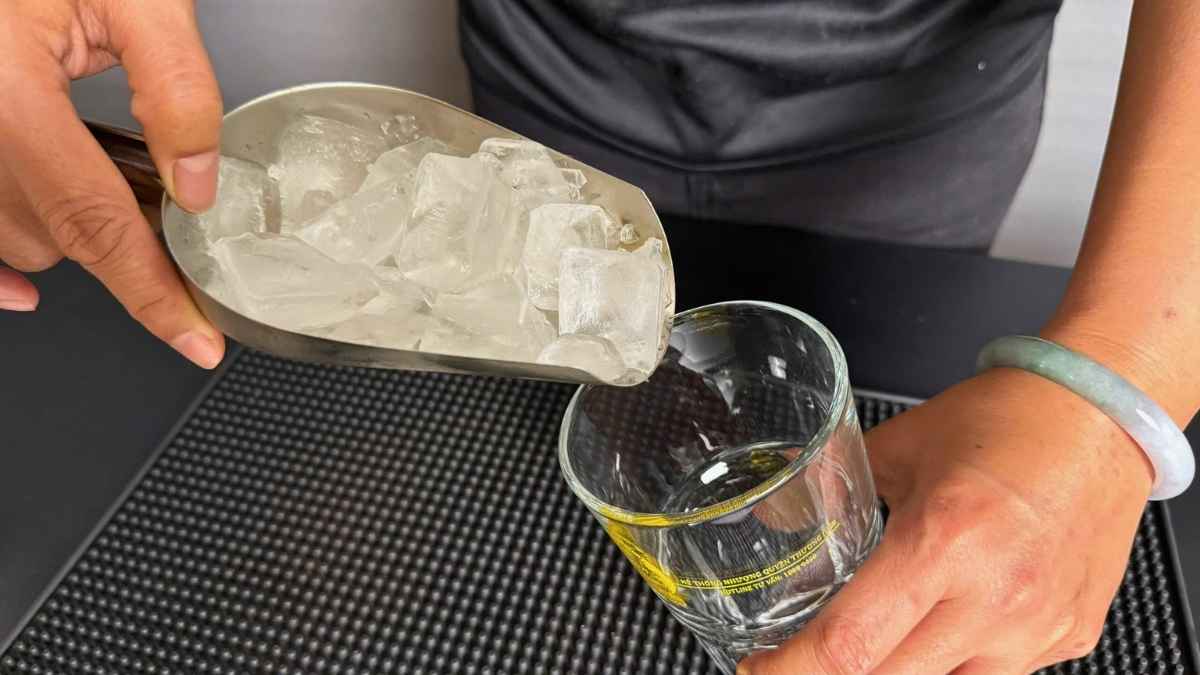 Muỗng xúc đá inox chống gỉ, tay cầm tiện dụng cho quán cà phê, trà sữa, gia đình