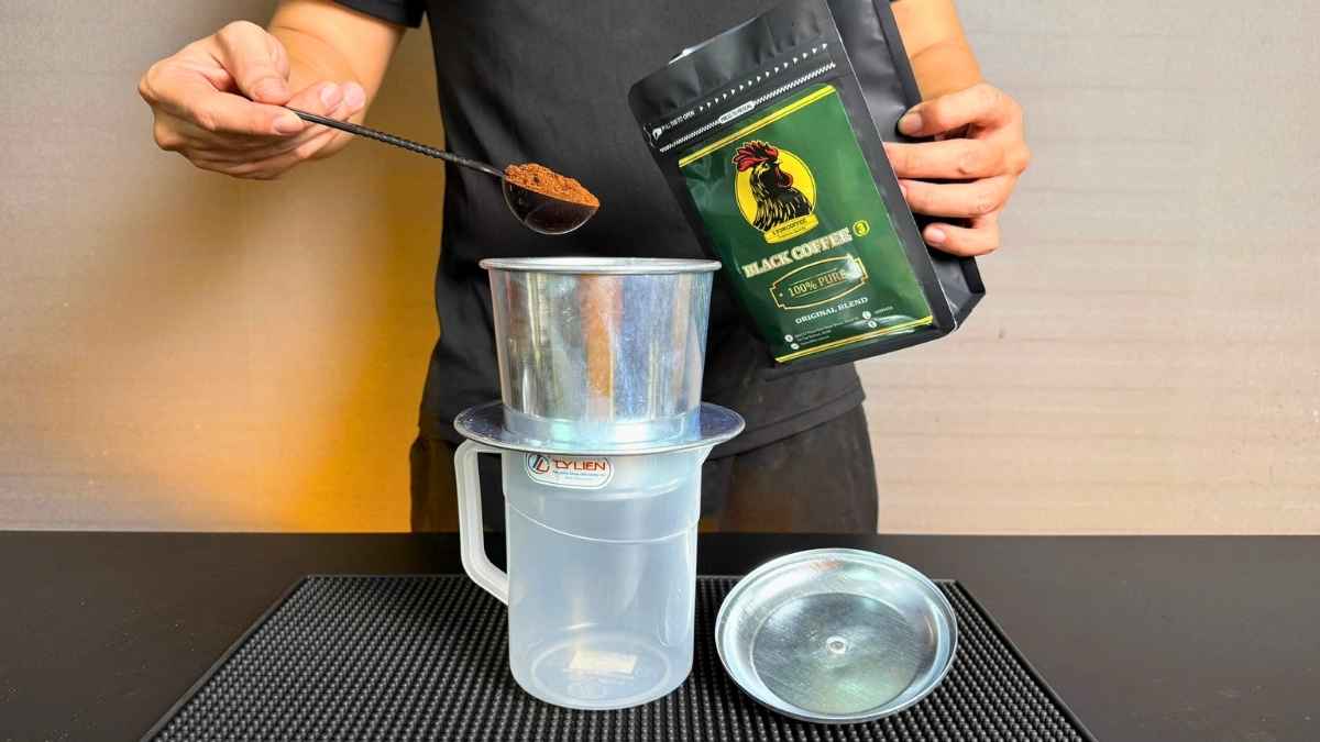 Phin cà phê nhôm 200gr truyền thống bằng nhôm cao cấp, dung tích 500ml