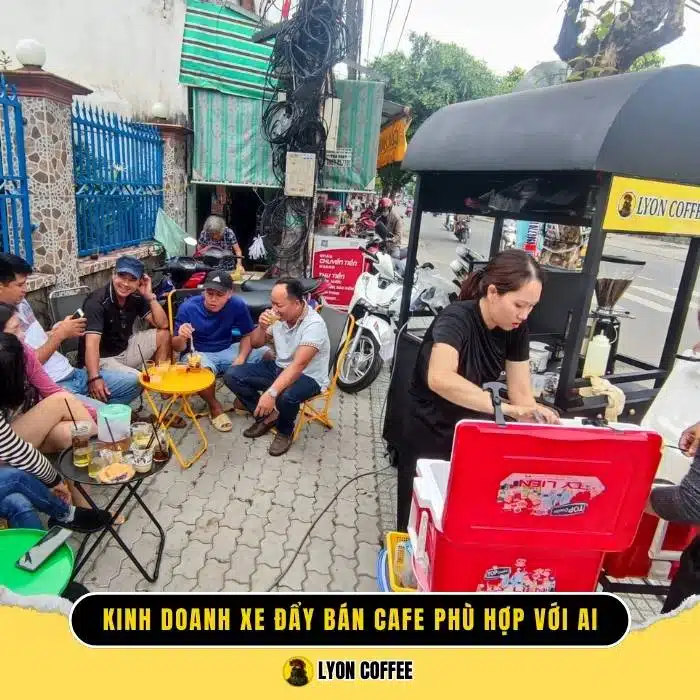 kinh doanh xe đẩy bán cafe phù hợp với ai
