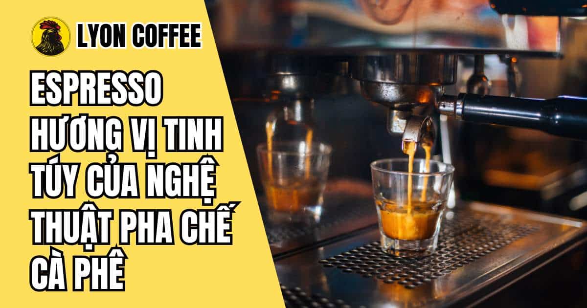 Espresso là gì? Cách pha chế Espresso hoàn hảo - Lyon Coffee