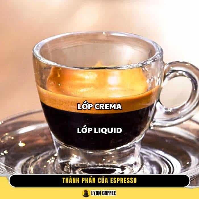 Thành phần của Espresso