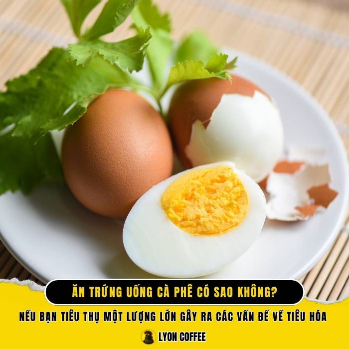 Ăn trứng uống cà phê có sao không?