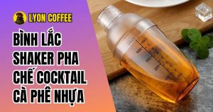 Bình lắc shaker nhựa pha chế 350 550 700ml