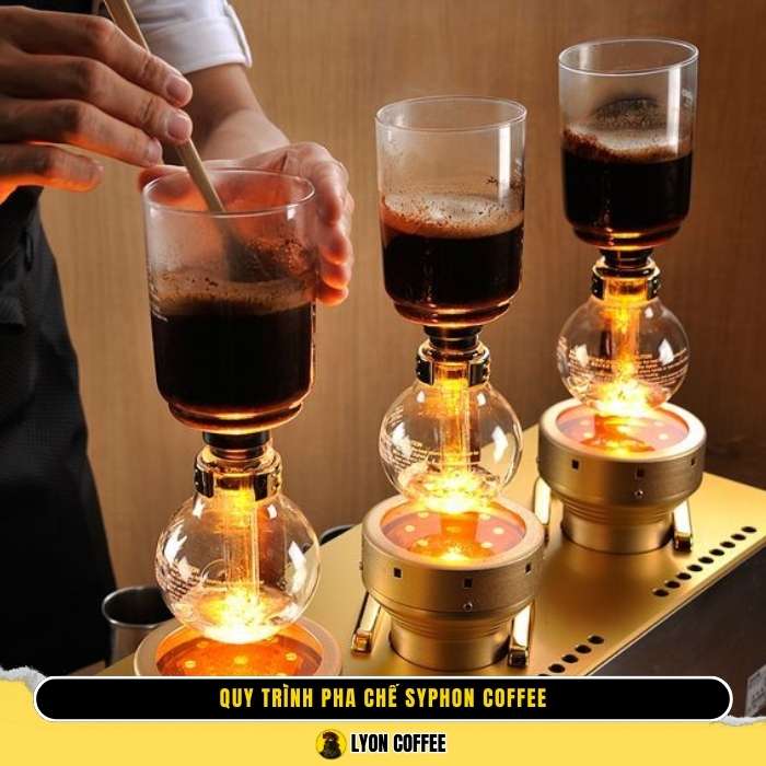 Quy trình pha chế Syphon coffee