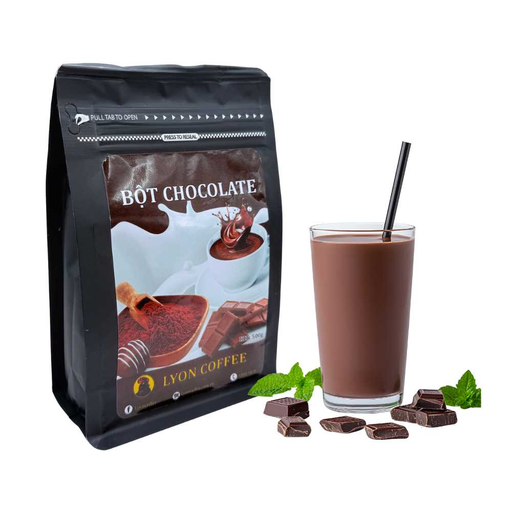 Bột chocolate nguyên chất Lyon Coffee 500g giá tốt nhất - Ảnh 6