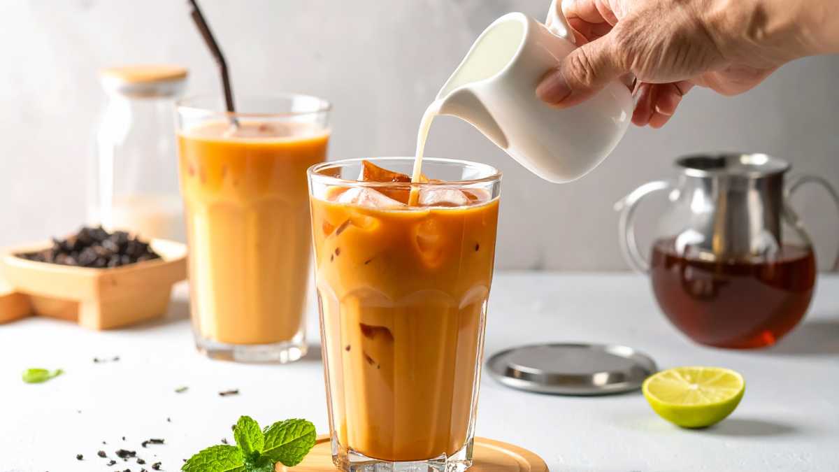 Các ly trà sữa, cà phê và đá xay với foam mịn do barista Lyon Coffee pha chế