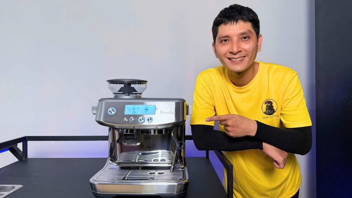 máy pha cà phê Breville 878 tích hợp máy xay