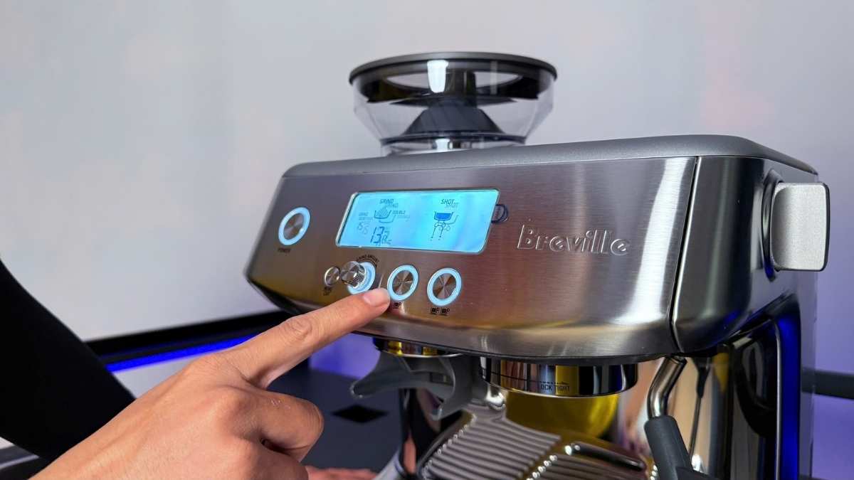 bảng điều khiển LCD của Breville 878 với PID và volumetric dosing