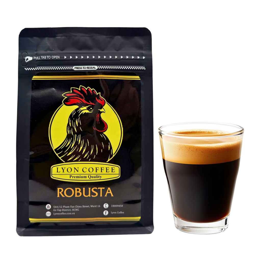 Cà phê hạt Robusta pha máy Espresso - Ảnh 2