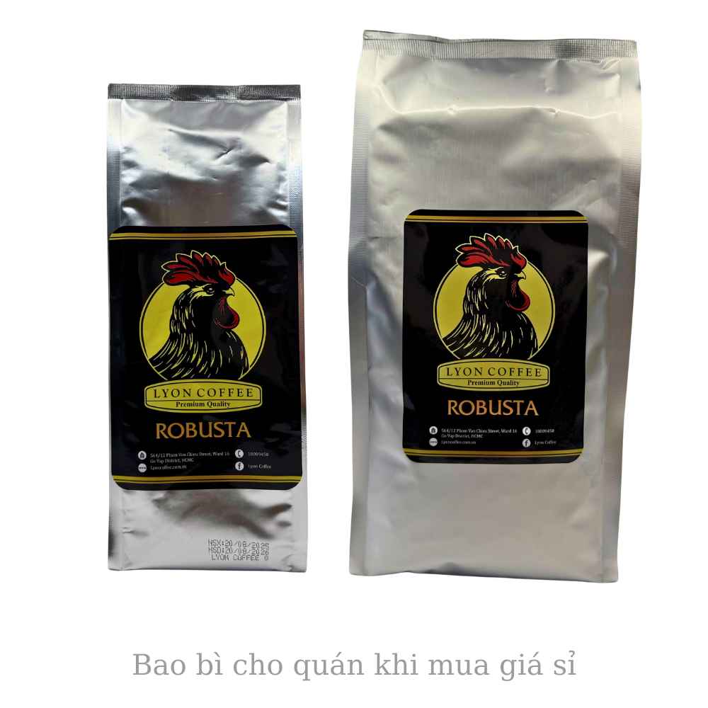 Cà phê hạt Robusta rang mộc – Pha phin truyền thống