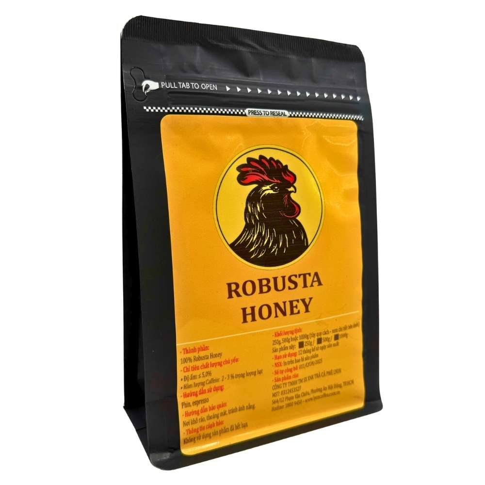 Cà phê hạt Robusta Honey - Ảnh 2