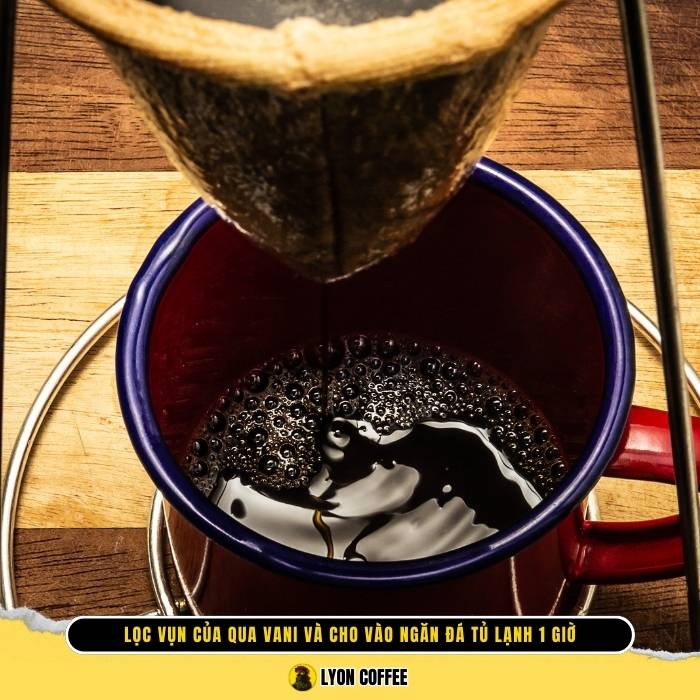  Các bước thực hiện cách làm đá bào cà phê kiểu Ý (B3)