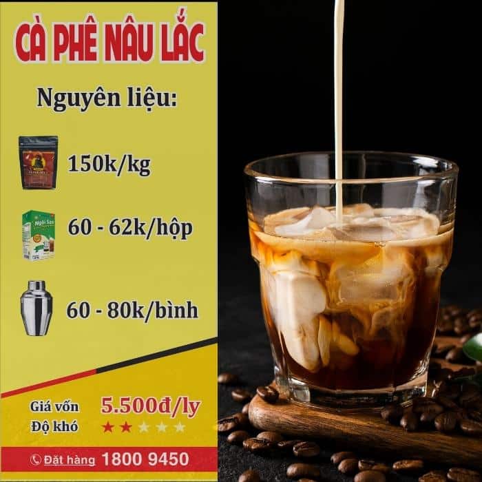 Cách Pha Cà Phê Nâu Lắc Ngon