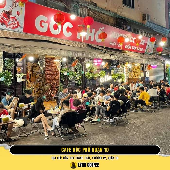 Cafe góc phố Quận 10 - Top quán cà phê tại Tphcm view đẹp ngon giá rẻ