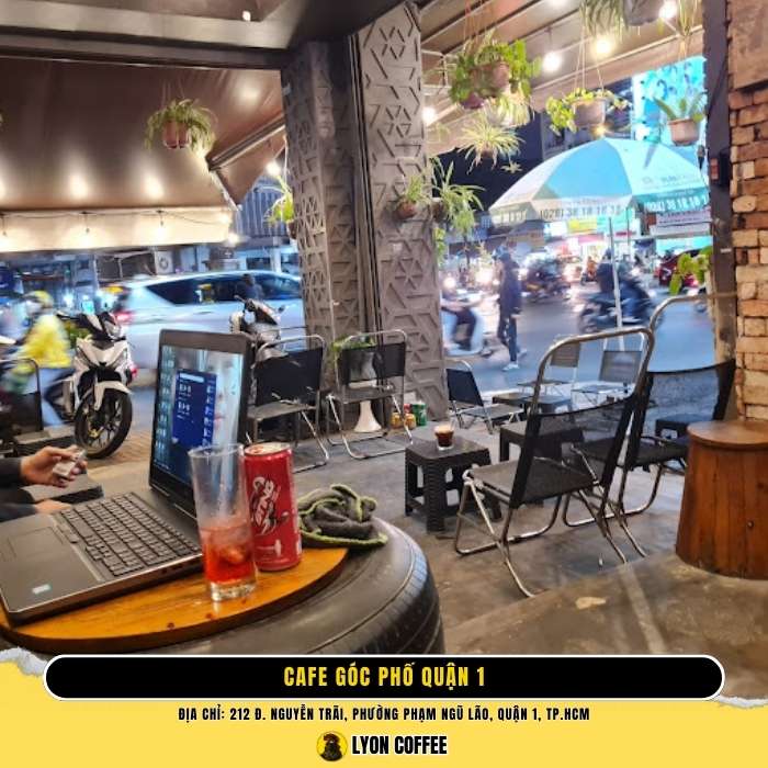 Cafe góc phố Quận 1 - Top quán cà phê tại Tphcm view đẹp ngon giá rẻ