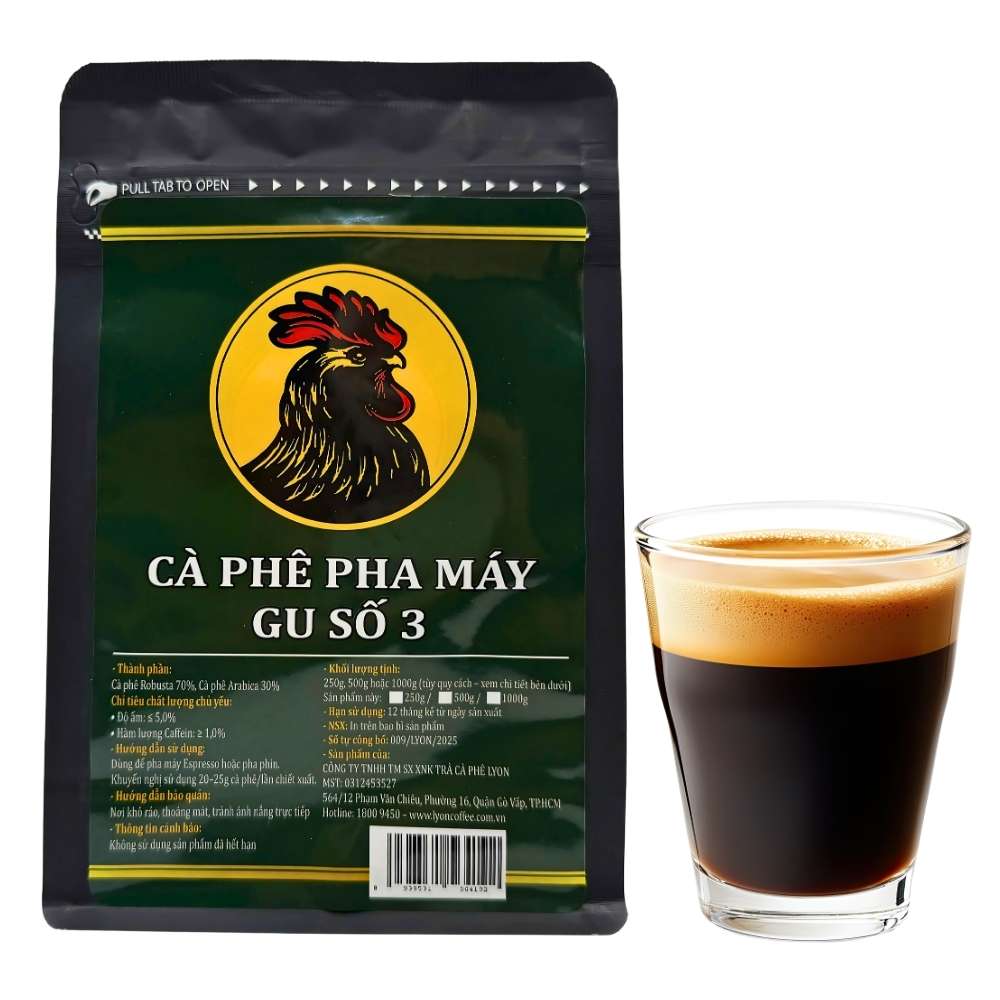 Cà phê hạt pha máy gu số 3 - Ảnh 8