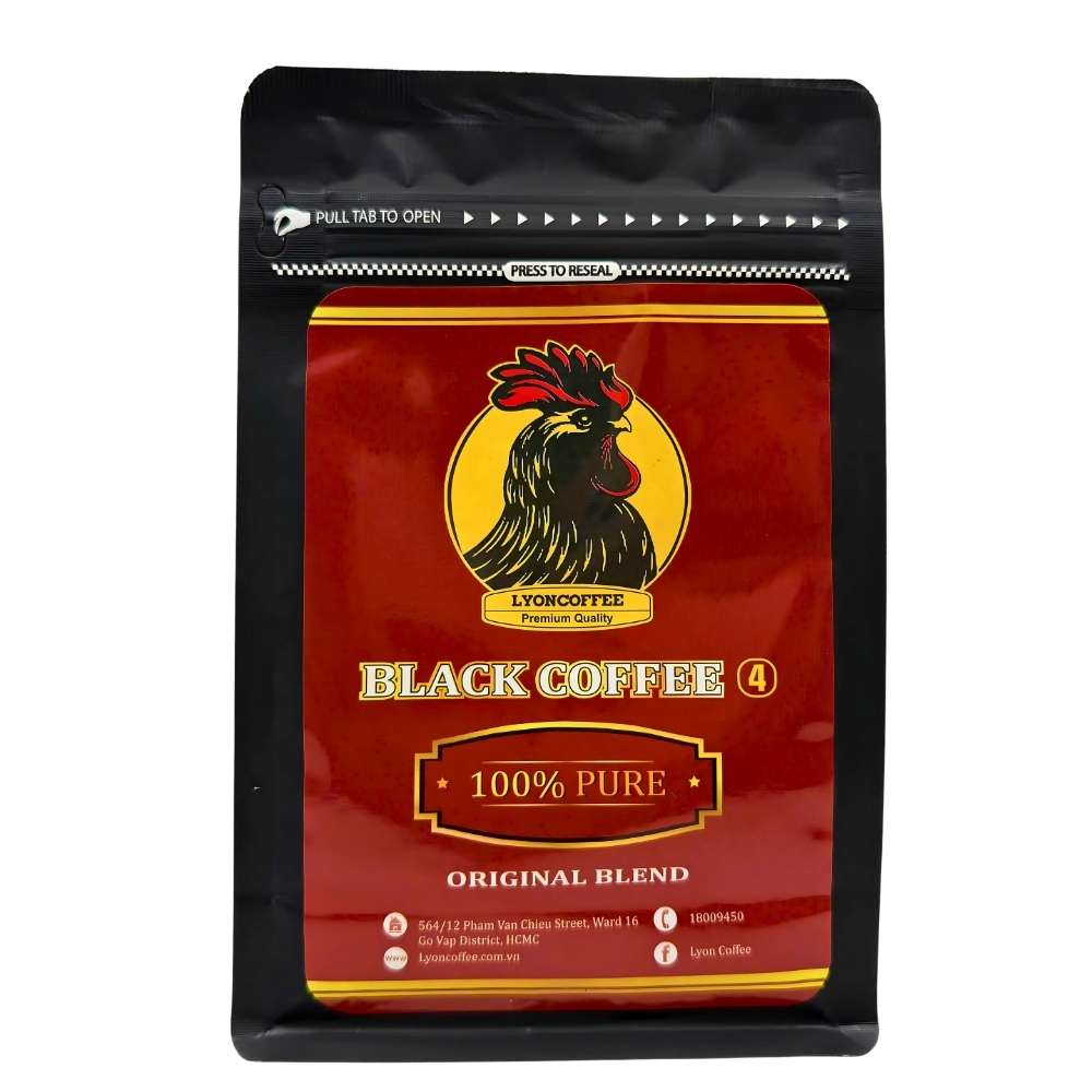 Cà phê hạt pha máy gu số 4