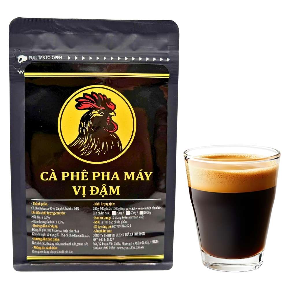 Cà phê hạt pha máy vị đậm — Blend gu mạnh cho espresso - Ảnh 8