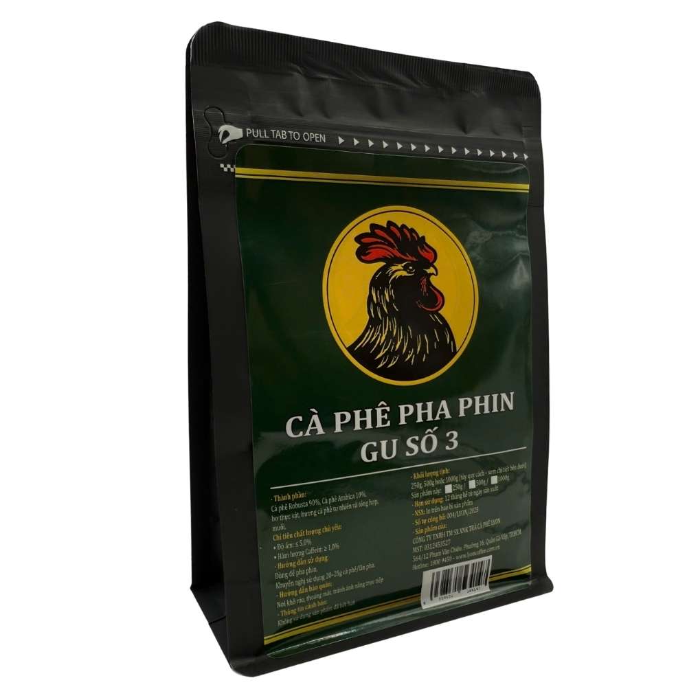 Cà phê hạt pha phin gu số 3 - Gu đậm đà, hậu ngọt nhẹ - Ảnh 2