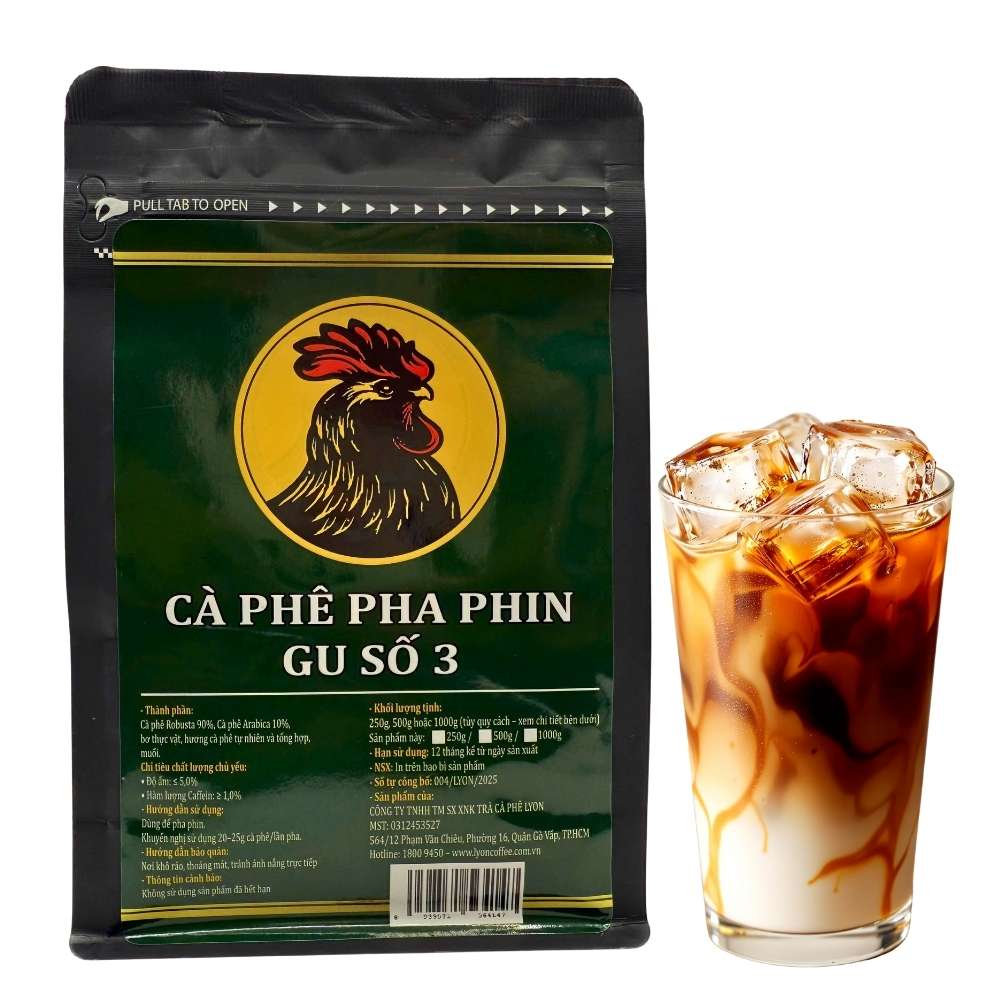 Cà phê hạt pha phin gu số 3 - Gu đậm đà, hậu ngọt nhẹ - Ảnh 6