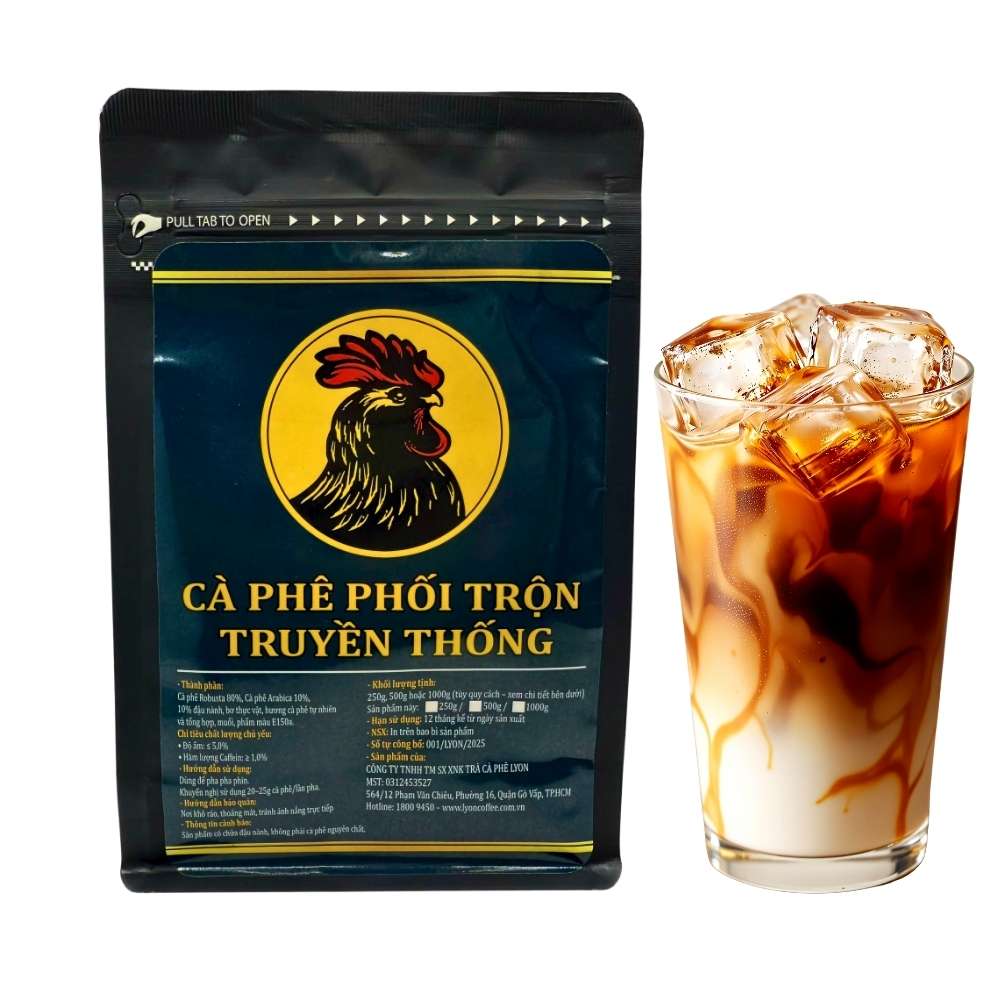 Cà phê phối trộn truyền thống - Đậm đà, body dày - Ảnh 4