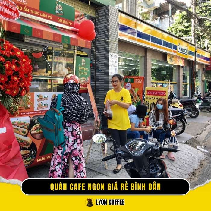 Cafe take away mang về Tân Tiến