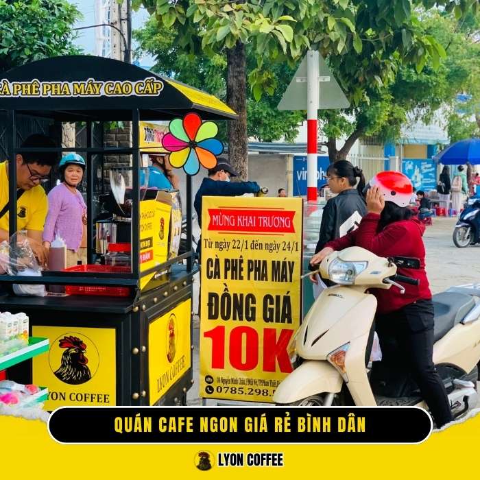 Cafe rang xay nguyên chất Ngô Quyền