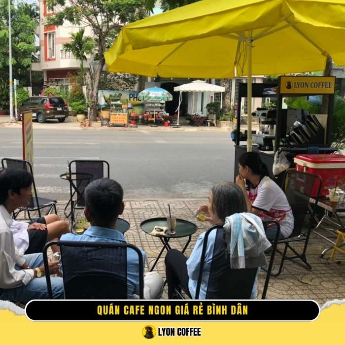 Cafe pha máy mang đi Dĩ An