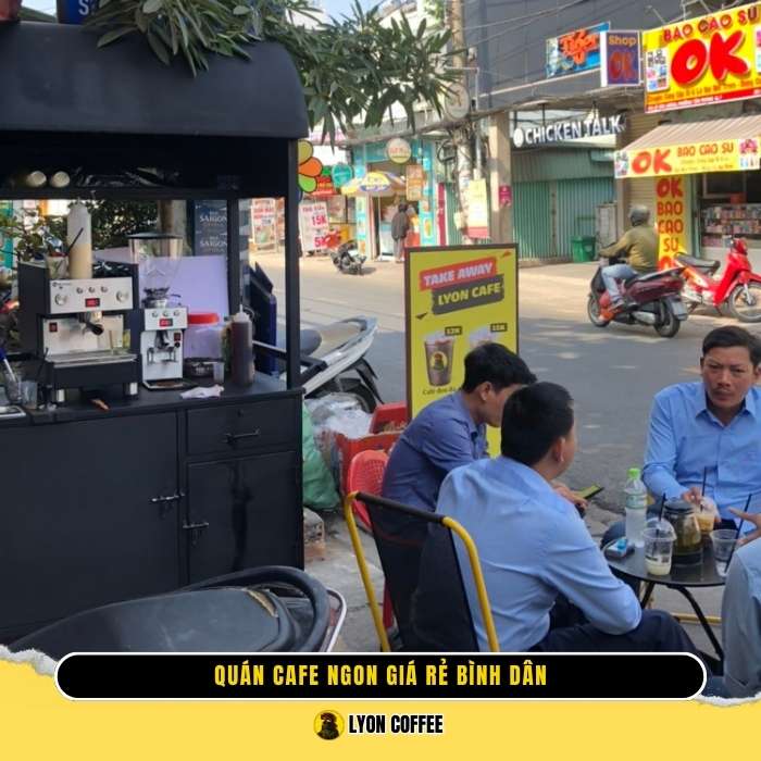 Cafe rang xay nguyên chất Thuận An Bình Dương