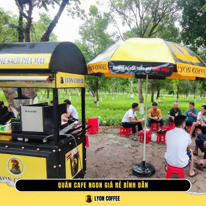 Cafe pha máy Huỳnh Đình Hai – Top quán cà phê ngon giá rẻ bình dân ở Bình Thạnh