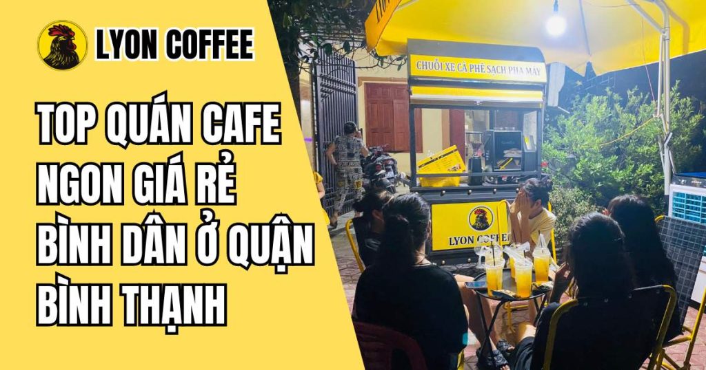 Cafe rang xay nguyên chất ở Bình Thạnh