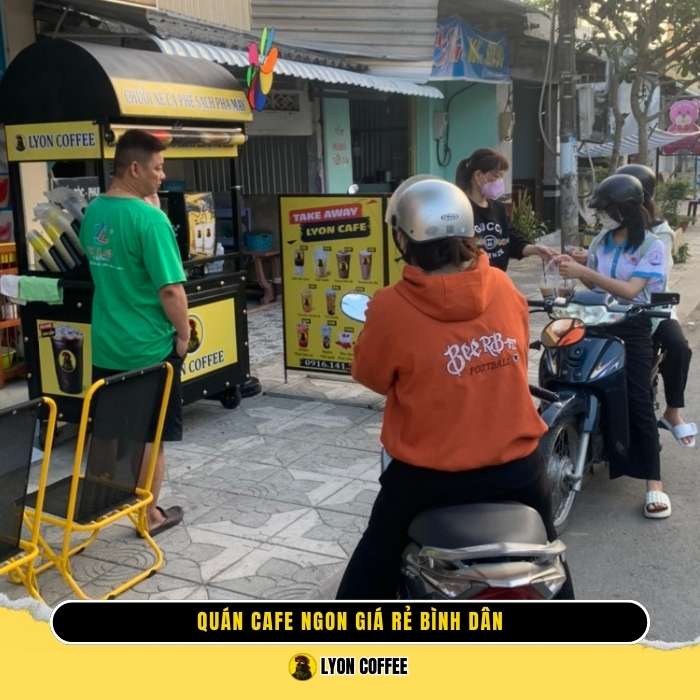 Cafe take away mang về Minh Khai