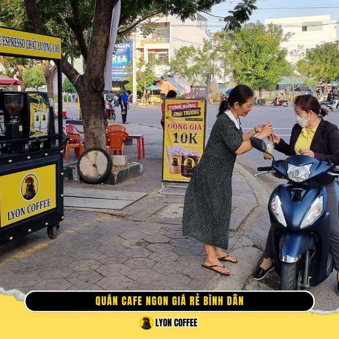 Cafe rang xay nguyên chất pha phin, pha máy ngon giá rẻ ở Hà Tĩnh