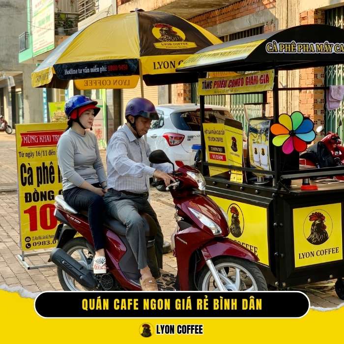 Cafe rang xay nguyên chất pha phin, pha máy ngon giá rẻ ở Long An