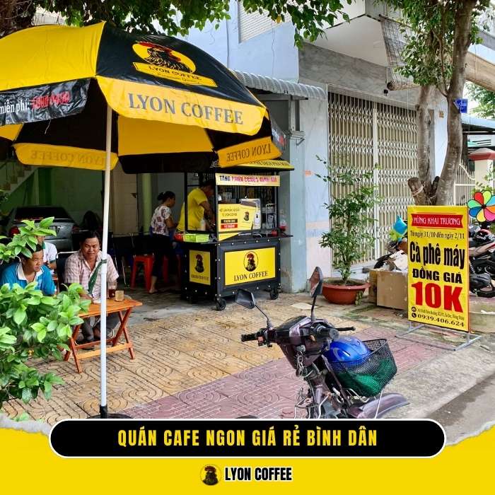 Cafe pha phin nguyên chất Tân An