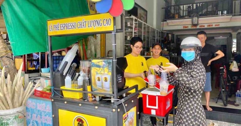 Cà phê nguyên chất pha phin pha máy tại Phú Yên