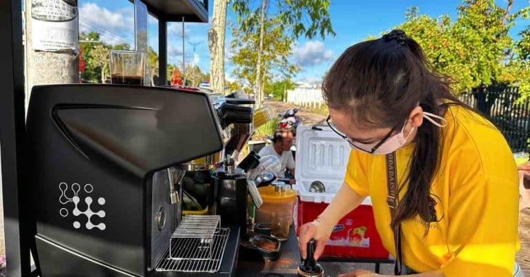 Cà phê nguyên chất pha phin pha máy tại Quảng Nam