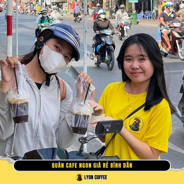 Cafe pha phin nguyên chất Tân Thới Nhất