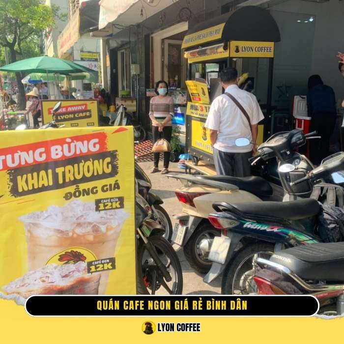 Cafe rang xay nguyên chất pha phin, pha máy ngon giá rẻ ở Quảng Ngãi