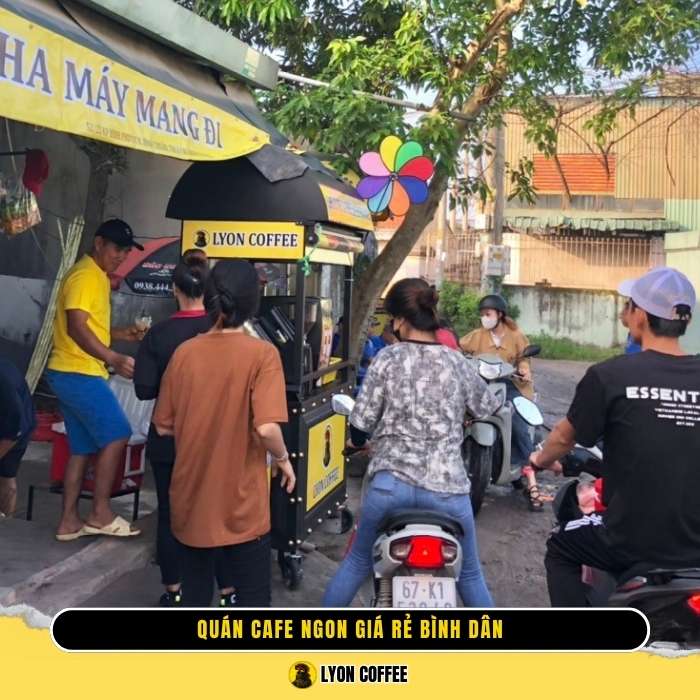 Cafe pha máy mang đi Phổ Quang