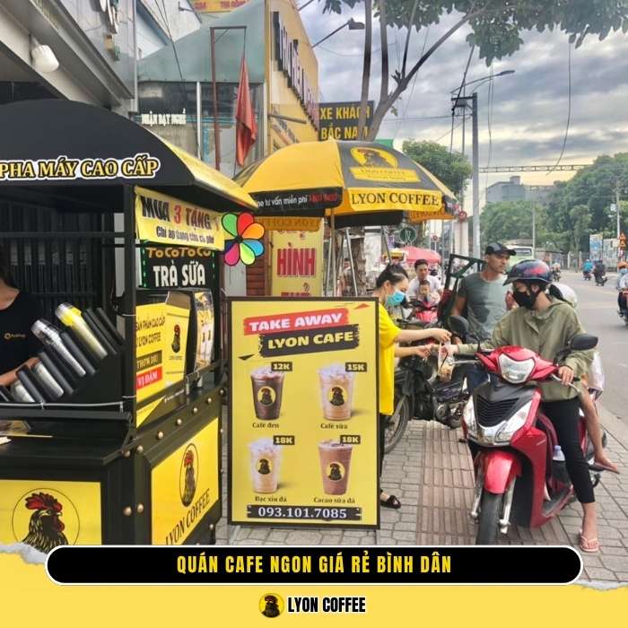 Cafe rang xay nguyên chất pha phin, pha máy ngon giá rẻ ở Tân Bình