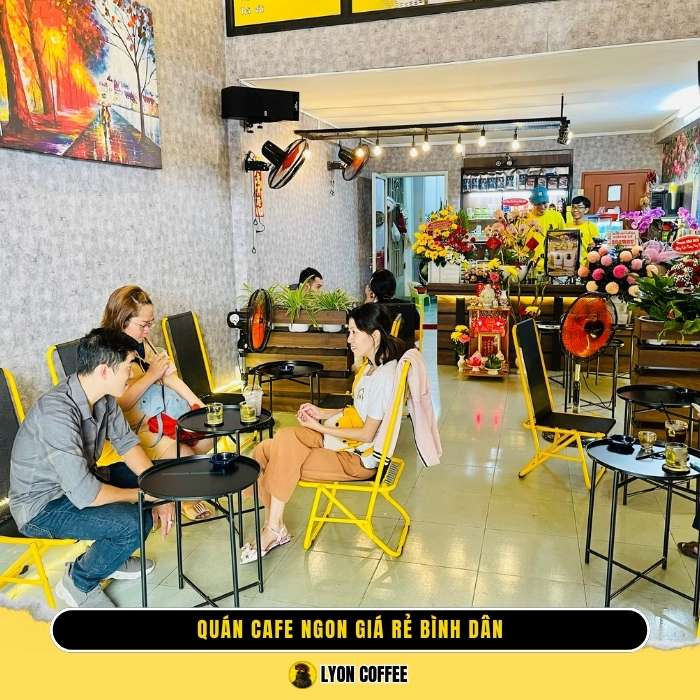 Cafe rang xay nguyên chất ở Tân Phú