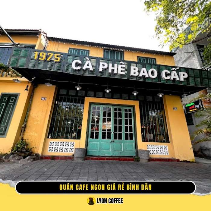 Cafe hạt rang xay Bao Cấp 1975 – Top quán cà phê ngon giá rẻ ở Thái Bình