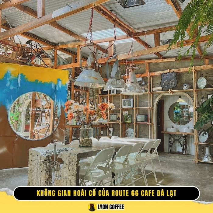 quán 66 Route Cafe Đà Lạt