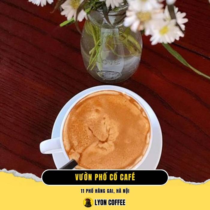 Vườn Phố Cổ – Quán cafe trứng Hà Nội nổi tiếng