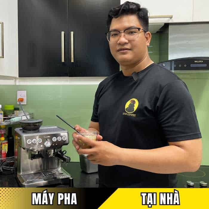 Sử dụng máy pha cà phê tại nhà